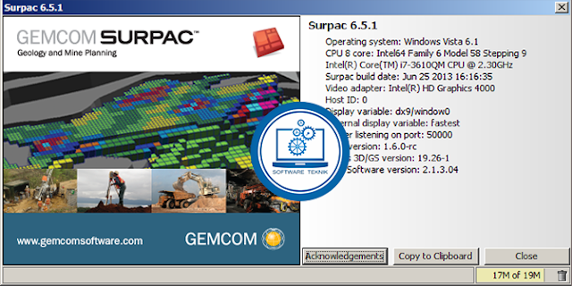 Software Surpac v6.5.1 Patch Crack Free Gratis