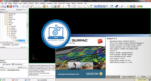 Software Surpac v6.3 Patch Crack Free Gratis
