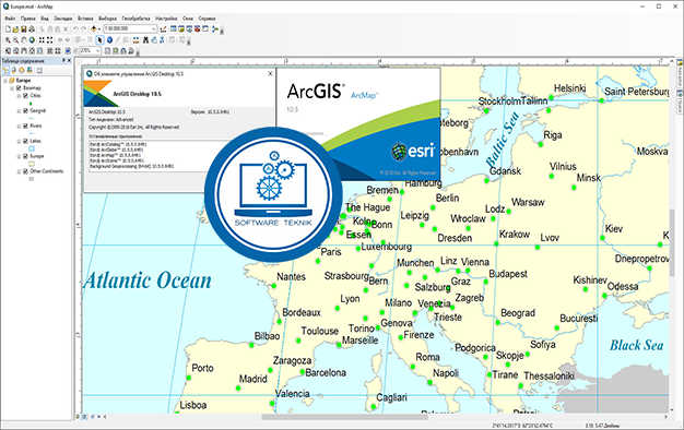 Download ArcGis v10.5 x64 Lengkap Addons Full Patch
