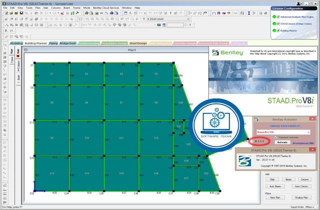Download Bentley STAAD Pro V8i SS6 v20.07 Free Full Version