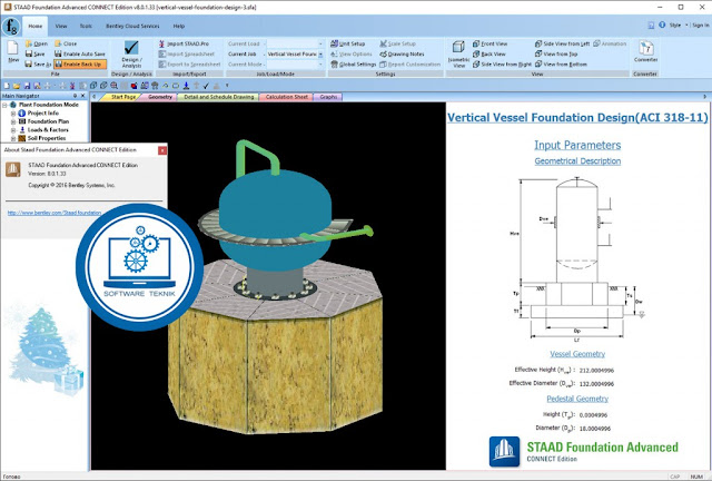 Bentley STAAD Foundation Advanced CONNECT Edition Update 1.08 Free
