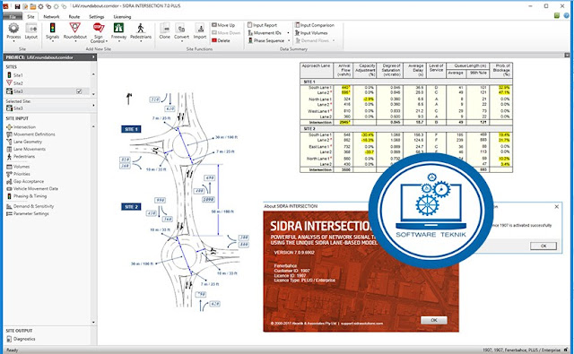 Akcelik SIDRA Intersection v7.0.9 Free Download
