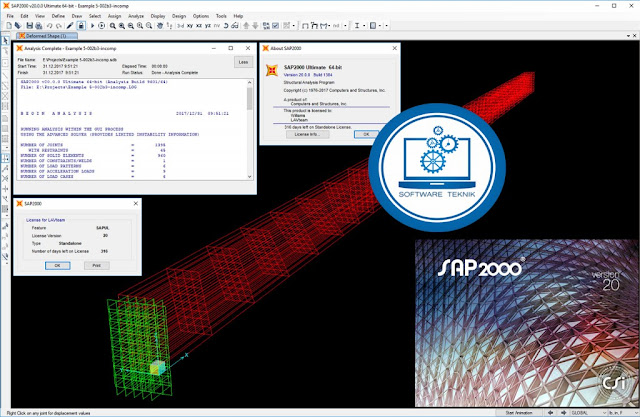 CSI SAP2000 v20 x32+x64 Free Download With Keygen