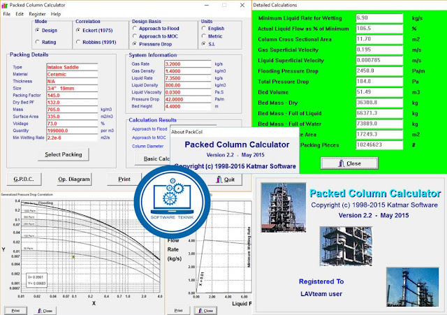 Katmar Packed Column Calculator v2.2 Free Download