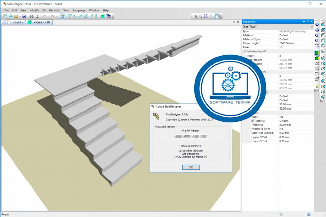 StairDesigner Pro v7.05 Free With Keygen