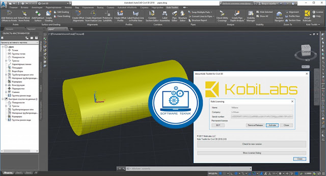 Download Kobi Toolkit Civil 3D v2018 Full Version