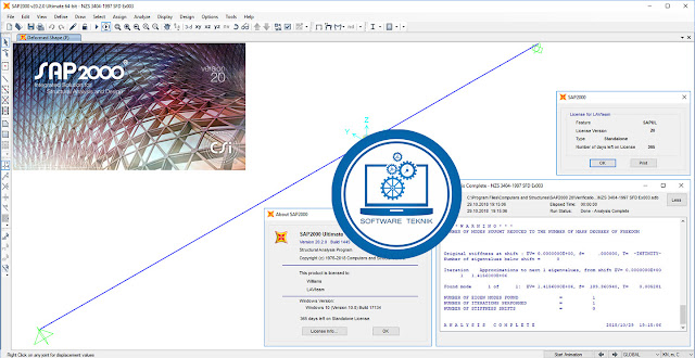 CSI SAP2000 v20.2.0.1445 x64 Free Download