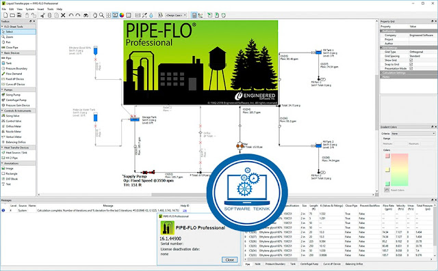Engineered Software PIPE-FLO Pro 2018.v16.1.4 Free Download