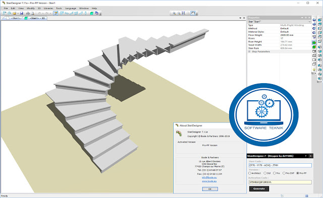 Download Boole Partners StairDesigner Pro PP v7.11
