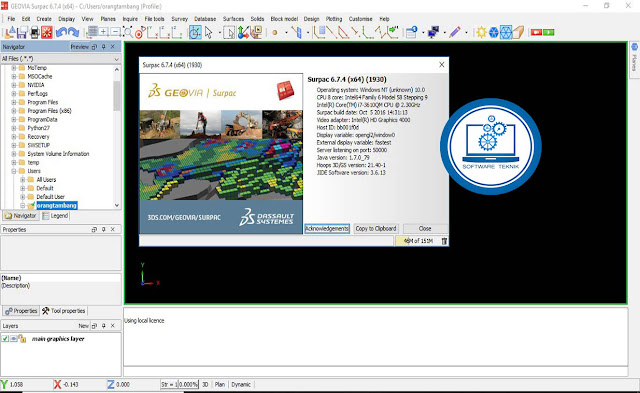 Download GEOVIA Surpac v6.7.4.x64 Repack