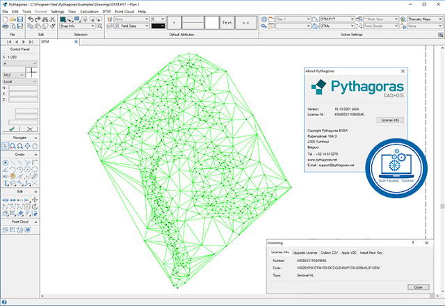 Pythagoras CAD GIS v16.13 x64 Free Download