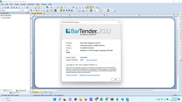BarTender Enterprise 2021