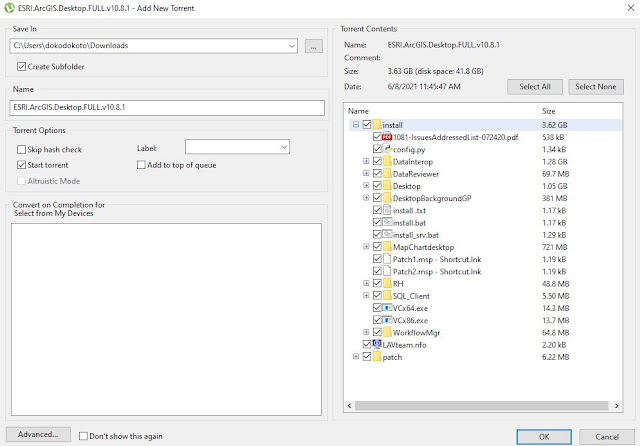 Download ESRI ArcGIS Desktop FULL Extension v10.8.1 dan Extensions