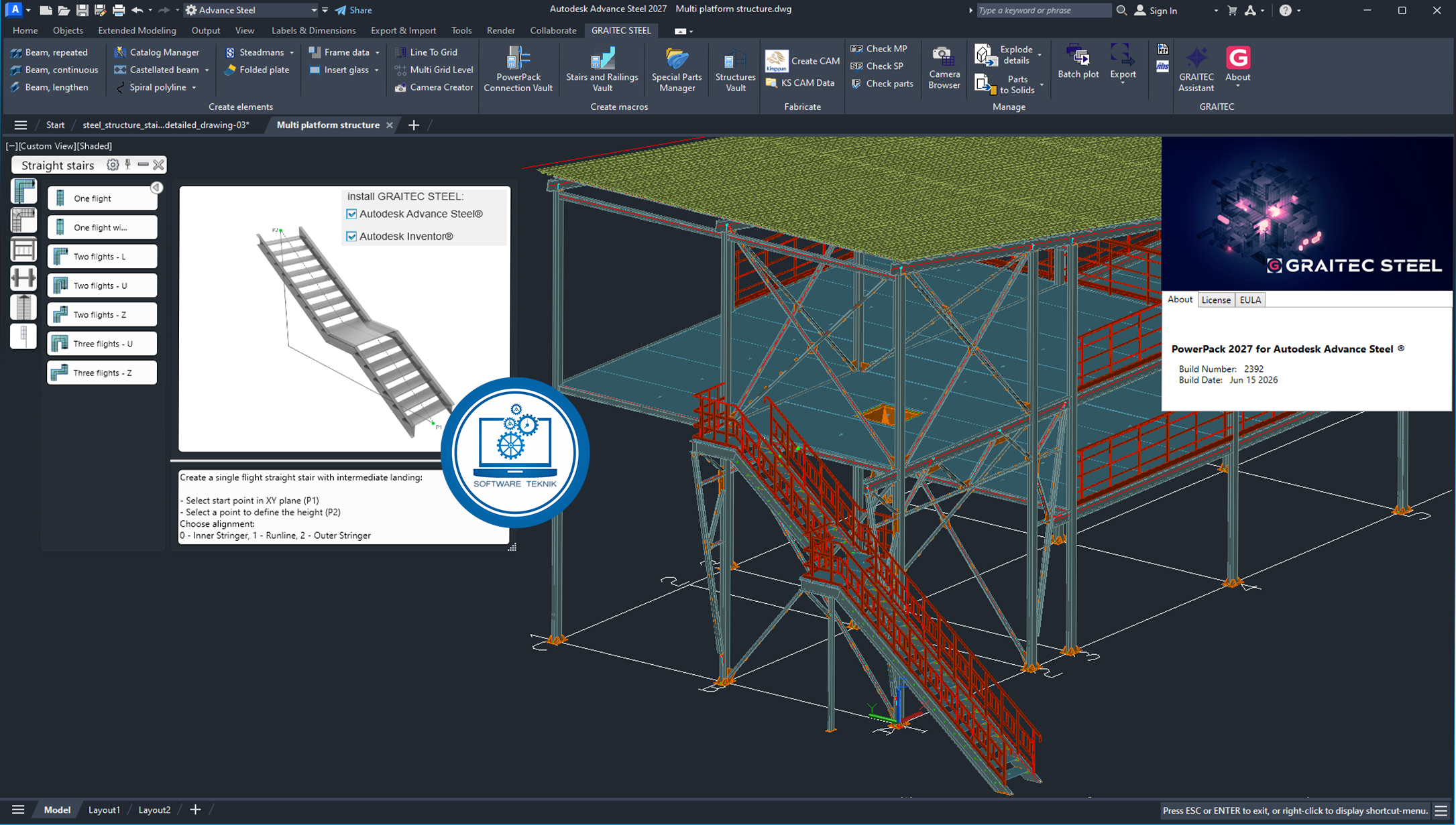 Graitec Steel 2027 Build 2392