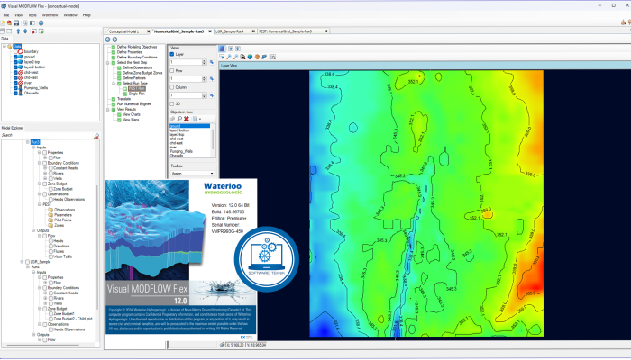 Schlumberger Waterloo Hydrogeologic Visual MODFLOW Flex v12.0 Terbaru Software Groundwater Modeling Profesional