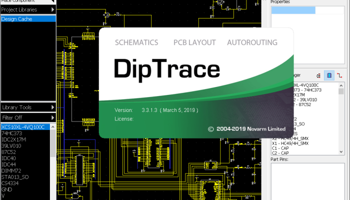 DipTrace 5.3.0 Software Desain PCB dan Schematic Elektronik