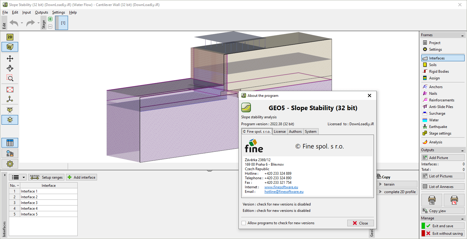 Fine GEO5 2025