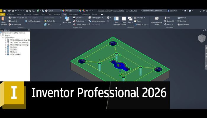 InventorCAM 2026 SP1 Solusi CAM Untuk Pemrograman CNC Yang Lebih Efisien